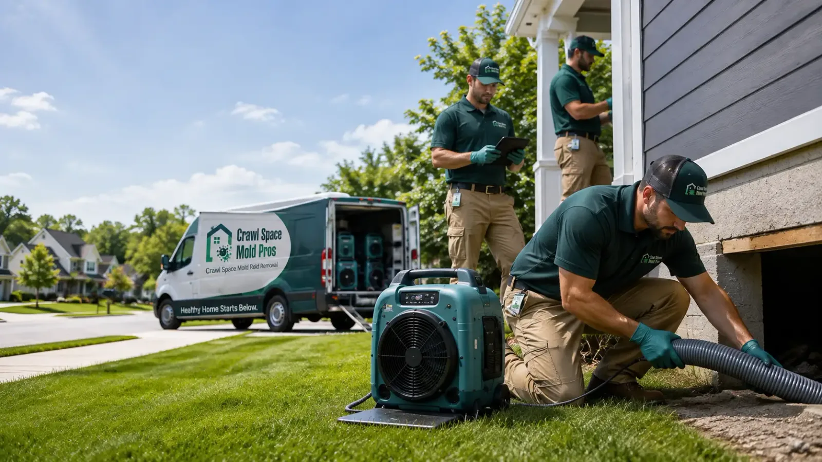 Crawl Space Mold Removal in Oxford, NJ